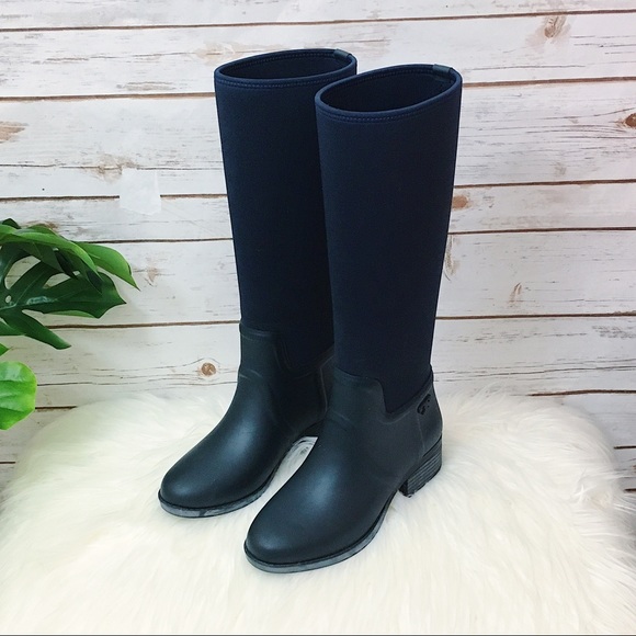 Tory Burch Shoes - Tory Burch Navy Rainboots